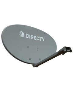 DIRECTV SlimLine Satellite Dish Antenna With Feed Arm And Base Mount