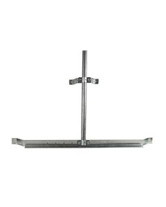Perfect Antenna Gable Eave Mount Heavy Duty 60" - 40" 1 1/4" To 2" Adjustable Satellite Mast 36 x 5 x 3 Off-Air Outdoor HDTV Aerial Support