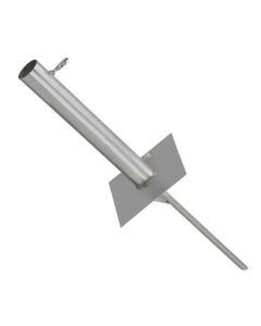 Eagle EZ TS-50 Free Standing Antenna Mast Ground Mount Masts Up To 2-1/4" Inch 18" Inch 3/4 Rod Welded 9x9 inch Plate