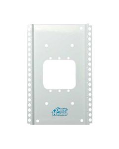 Linear Universal Mounting Bracket H200 10" Mounting Grid Bracket Single Gang Enclosure for Single Width Structured Wiring Modules Home Junction Box Cover Mounting Wall Bracket, Part # H-200