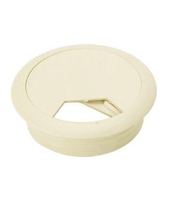 Furniture Cord Cable Hole Cover Grommet Desk 1 7/8" Beige Paintable to Match Furniture Hole Grommet Snap-In Desk Wire Home Office Flush Computer Desk Cable Manager Flip Top, Part # Gizzmo 2697