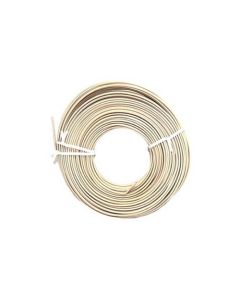 Summit 100' FT Phone 24 AWG Solid Copper Ga 4 Conductor Ivory Line Cord Modular Round Cable Telephone Cord Standard Round Wire 24-4 Data Audio Signal Transfer Telephone Extension Cable, Bulk Roll