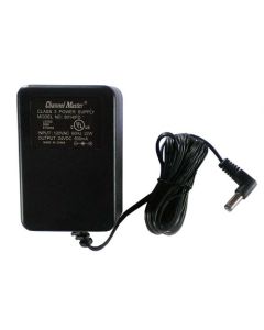 Channel Master 8014IFD 24 VDC Power Supply Adapter 600 Ma Multi-Switch Class 2 Wall 5.5x2.1mm Power Plug 24 Volt DC 6' FT Power Cord Barrel Connector Convertor Adapter, UL Listed 120 VAC 60 Hz 22 W Input, Part # 8014-IFD