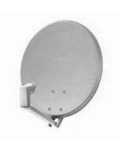 DIRECTV 18" Inch Satellite Dish Antenna with J-Mount and Single LNB Digital Rectangle Tube Feed  Dish Network DBS DSS Receiver System and Rooftop Mounting Assembly