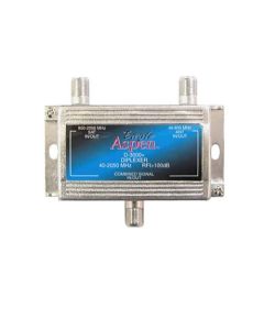 Pro Brand Trunk Grade D3000 Satellite Diplexer High Isolation Low Return Loss DBS Filtering Commercial 40 - 2050 MHz 2 GHz Diplexer Combine Signals from LNB Signal Satellite, Part # D-3000