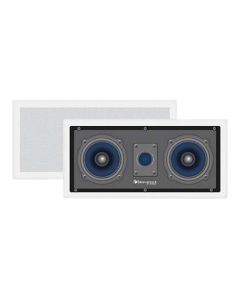 Sequence 730-205 Premier Series Dual 5 1/4" Home Theater Two Way Left / Center / Right in Wall Speaker with Dome Tweeter by Steren