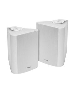 Sequence 730-360WH 6 1/2" Indoor Outdoor Weather Resistant Speakers One Pair White 150 Watt RMS Two Way By Steren