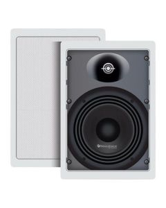 Sequence 730-103 Essential Series Two Way 6 1/2" In Wall Speakers One Pair 80 Watt 90 dB By Steren