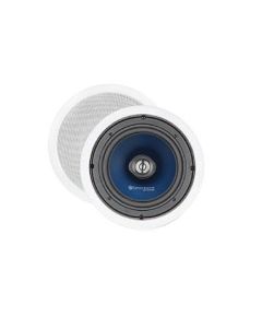 Sequence 730-203 Premier Series 8" inch Two Way Ceiling Speakers with Pivoting Tweeters, One Pair, by Steren