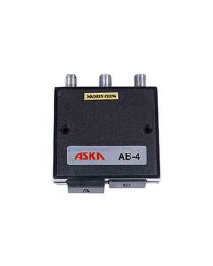 ASKA AB-4 Push Button Type A/B Coaxial Switch 90 dB Isolation 2 Input with PAD