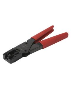 Vanco HT-50B Compression Connector Crimping Tool Ratchet Type RG59 RG6 F Type F-Pin Perma Seal Universal Permaseal Connector Compression Tool Waterproof Connector Tool for RG-59 and RG-6, Commercial Grade