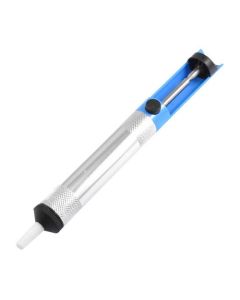 Steren 400-170 Desoldering Pump Solder Sucker Vacuum Remover Tool Anti-Static Aluminum with Plastic Construction Strong Spring Action Easy Clean Solder Remover Repair, Part # 400170