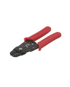 Steren 204-350 Coaxial Cable Cutter and Stripper for RG-6-58-59-62 Cable Tool Economy Crimping Connector Tool RG58 RG59 RG6 Type Plug Crimper for Coaxial Video CATV Round Crimp-On Plugs, Part # 204350