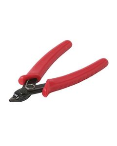 Steren 993-620 Wire Cutter 5" Inch Hardened Steel Tool Spring Loaded Miniature Flush Cutter Hardened Steel Red Soft Cusion Handles Spring Loaded Pro Grade Wire Flush Cutter Tool, Part # 993620