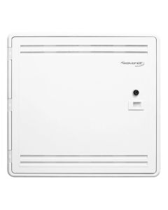 Wavenet WHWS15AEP 15 Inch Plastic Enclosure Wi‐Fi Friendly with Lockable Hinged Vented Door for Home Structured Low Voltage Wiring White, 4 PACK